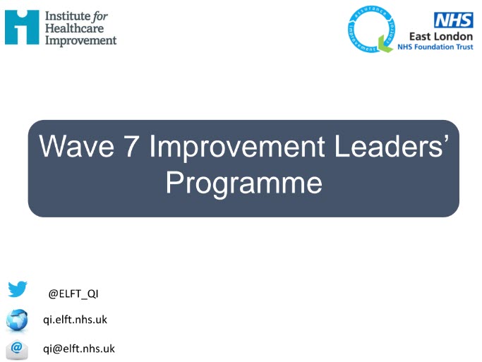 Wave 7 ILP: Day 3-5