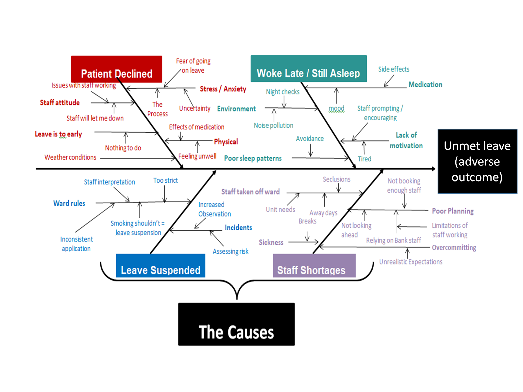 Fishbone Diagram HealthCare