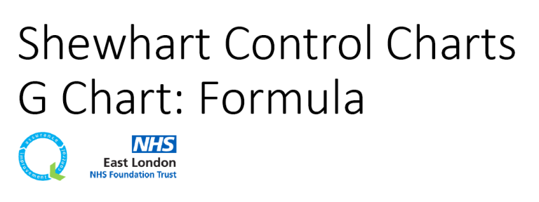 G Chart Formula