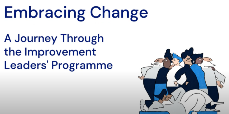 Cover slide about embracing change through the ILP