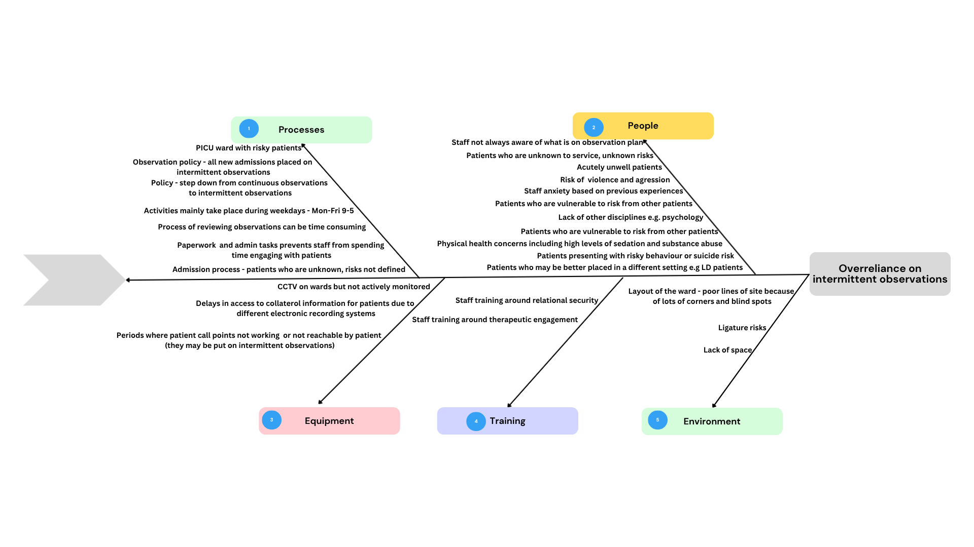 Image of fishbone diagram
