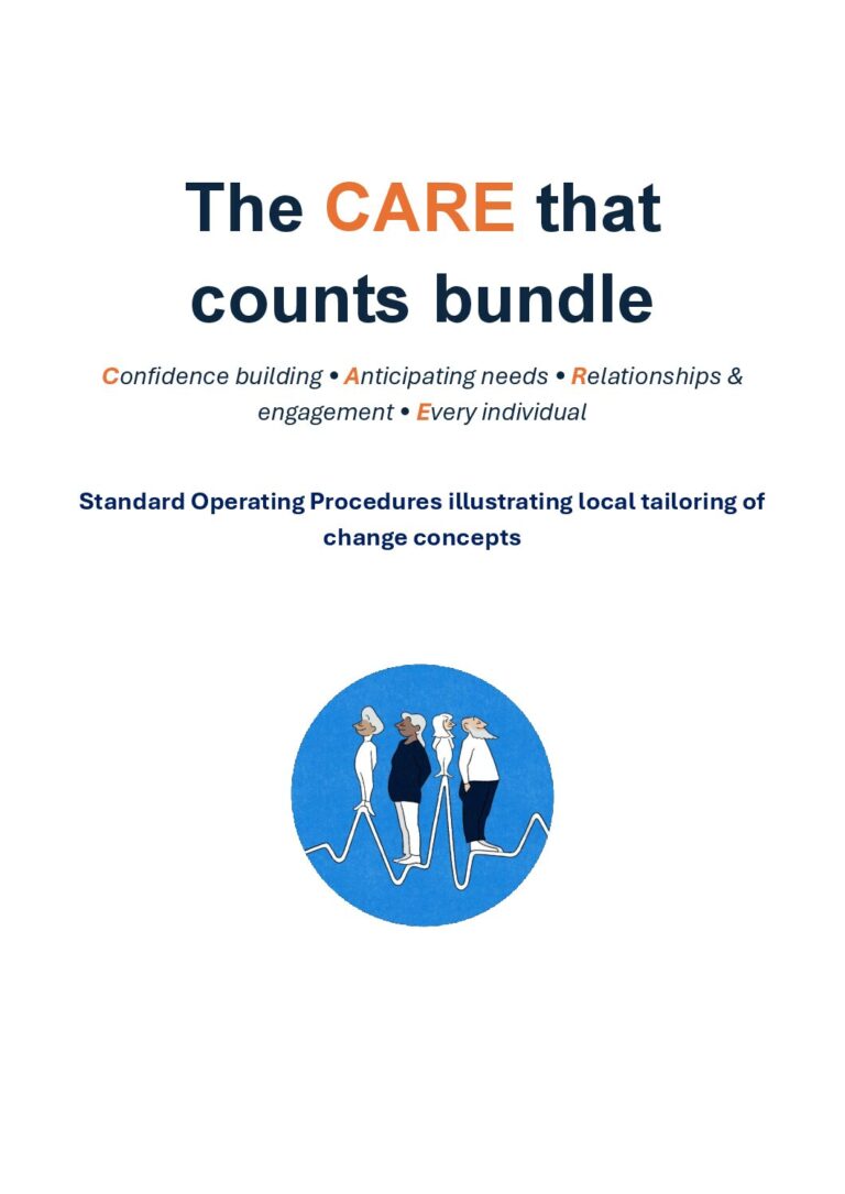 The CARE that counts bundle Standard Operating Procedures